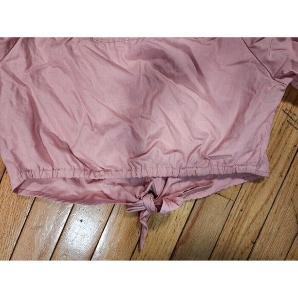 New BDG peach crop top tie buttons - Picture 12 of 12